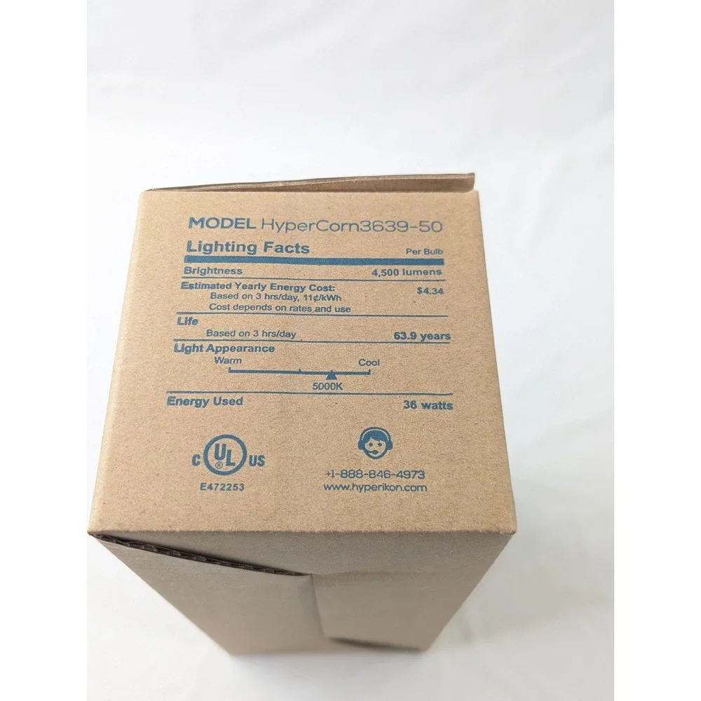 NEW Hyperikon 36W LED Corn Bulb‎ E39 5000K